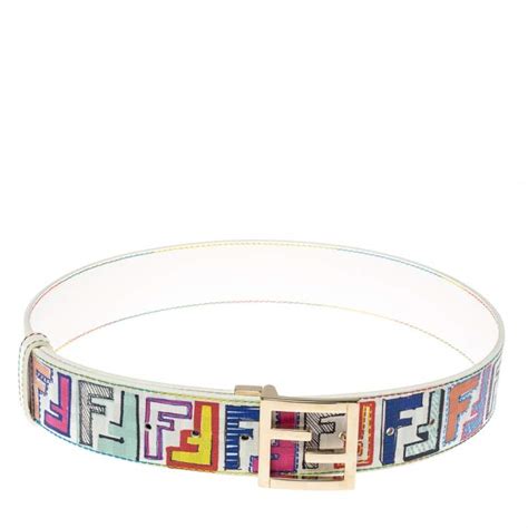 fendi belt multicolor|buy fendi belt online.